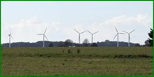 Vindmølleskrot på Lolland