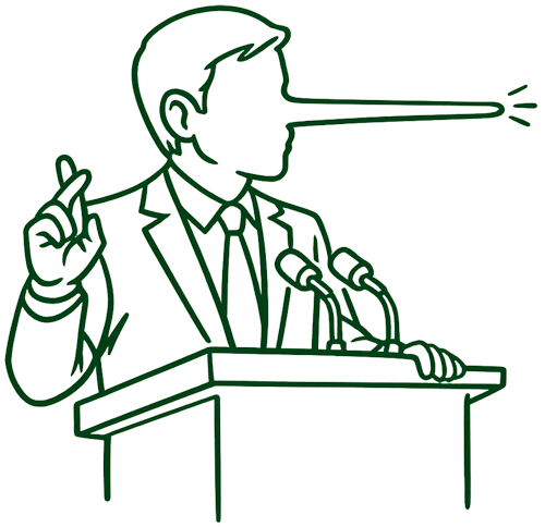 Må en politiker lyve ?